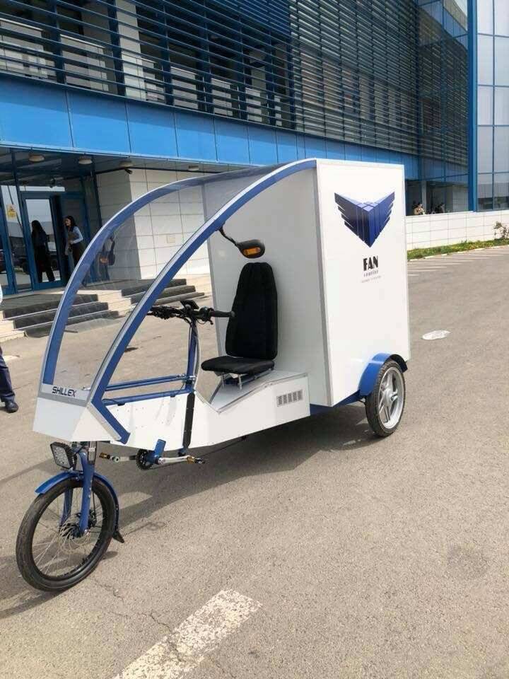 FAN Courier și-a luat primul cargobike electric, produs la Fălticeni de un inginer român