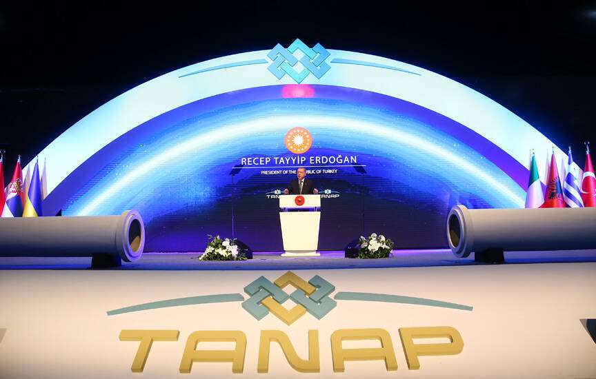 Gazoductul TANAP, inaugurat ieri în Turcia