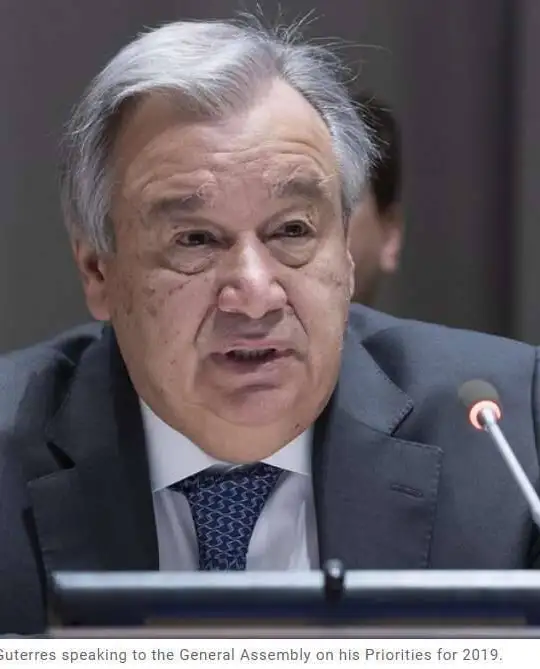 António Guterres, Secretarul General al ONU (sursa foto: ONU)