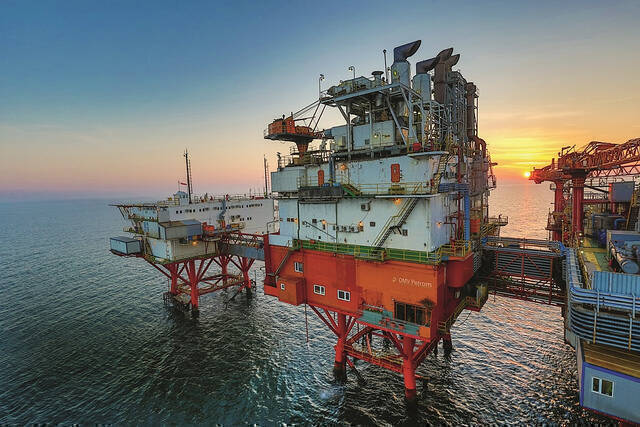 Platformă offshore - sursa: OMV Petrom