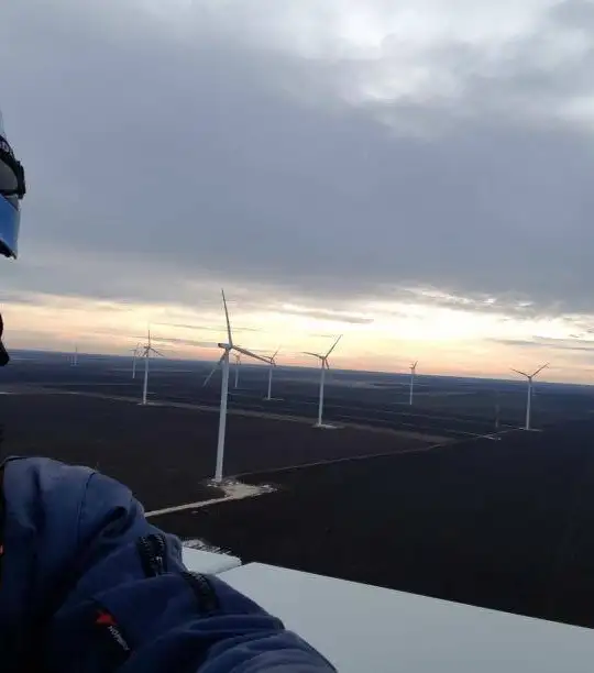 Tehnician turbine eoliene - Sursa: RESS (Facebook)