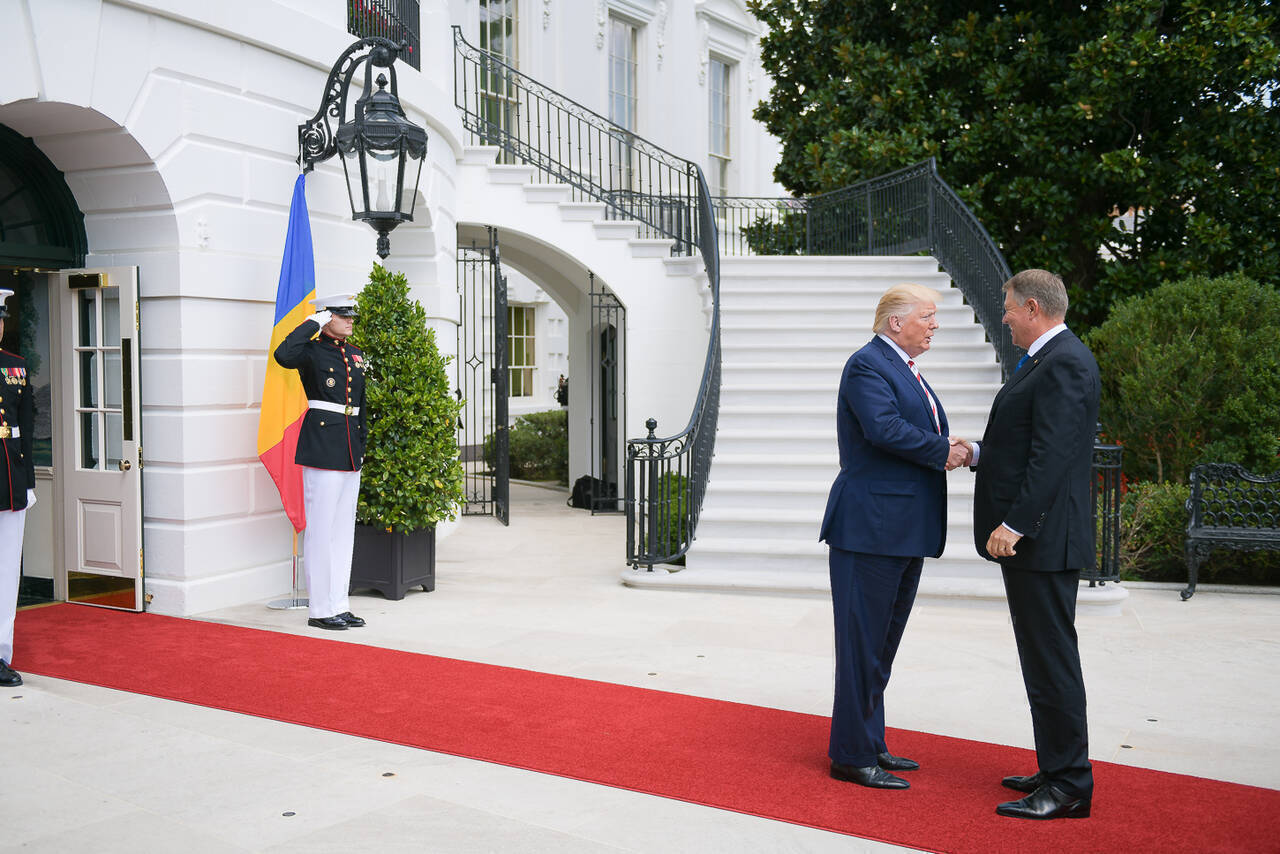 Intalnire Donald Trump - Klaus Iohannis, Casa Alba, 20 august 2019 - sursa: presidency.ro