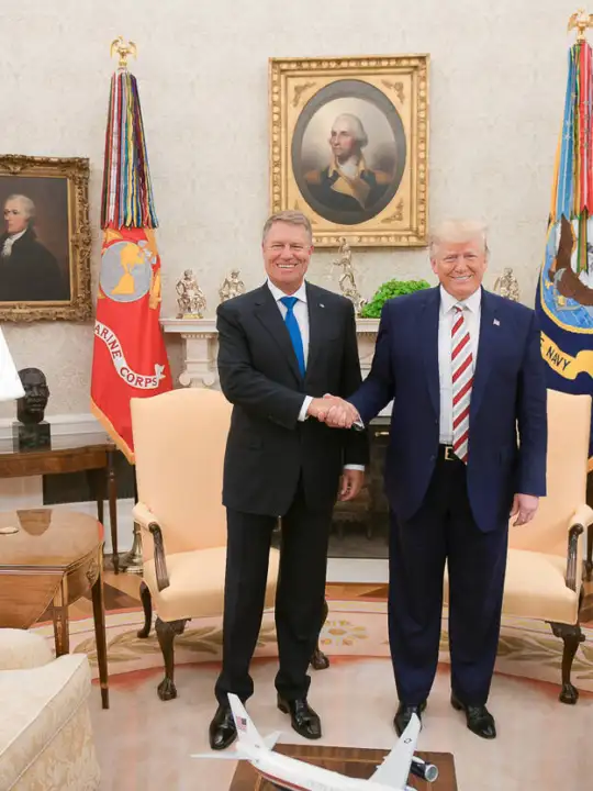 Intalnire Donald Trump - Klaus Iohannis, Casa Alba, 20 august 2019 - sursa: presidency.ro