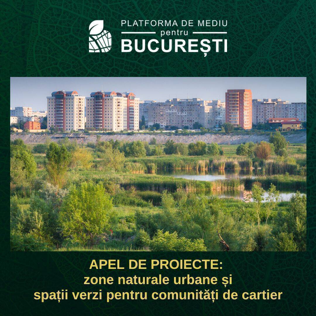 Fundația Comunitară București finanțează proiecte pentru zone naturale urbane și spații verzi în comunități de cartier