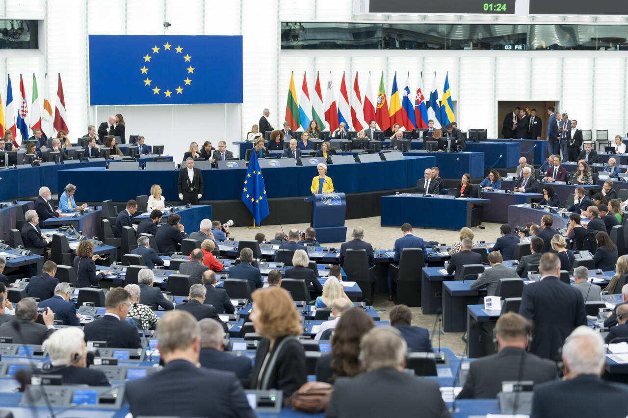 EP Plenary session - SOTEU 2022 - State of the Union speech_Președinta Comisiei Europene, Ursula von der Leyen // sursa foto: Parlamentul European