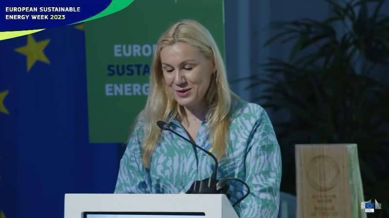 Comisarul UE pentru energie, Kadri Simson, la EUSEW 2023