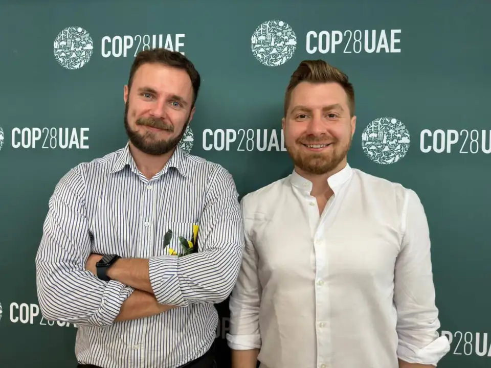 Dr. Ing. Alexandru Mureșan, CEO Renergia (stanga) și Dr. Ing. Dacian Jurj, COO Renergia (dreapta)