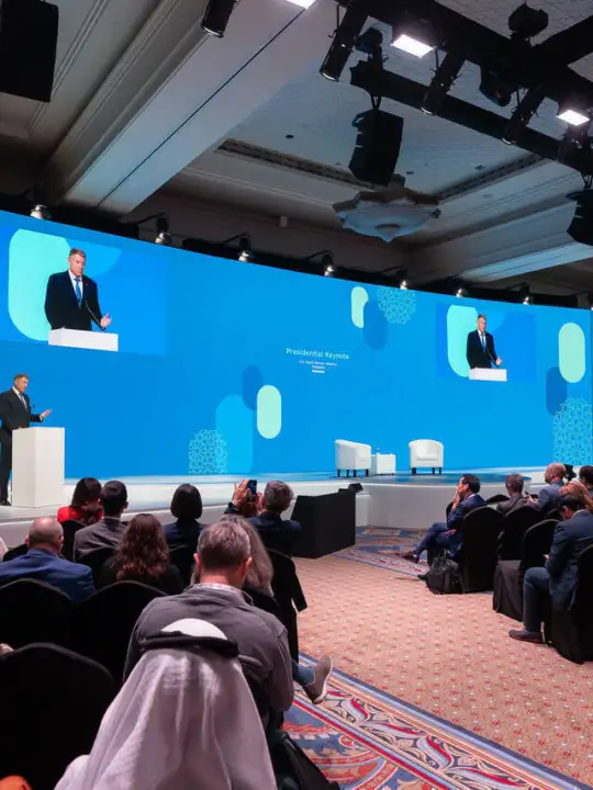 Presedintele Klaus Iohannis, la COP28 - sursa foto: presidency.ro