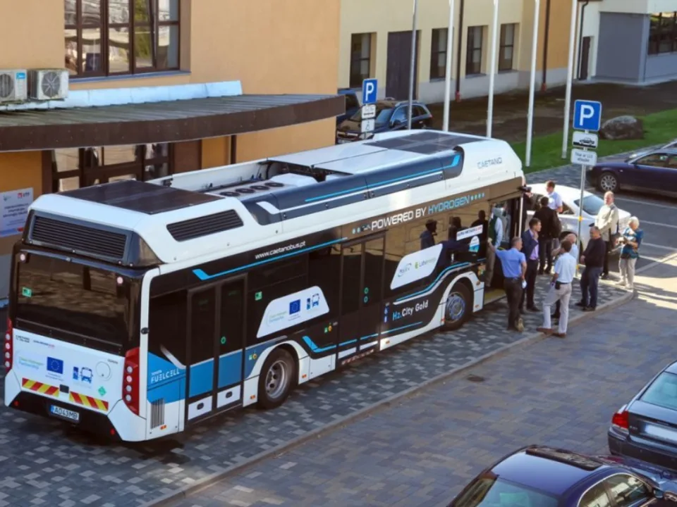 Autobuz pe hidrogen - sursa foto: Clean Hydrogen Partnership