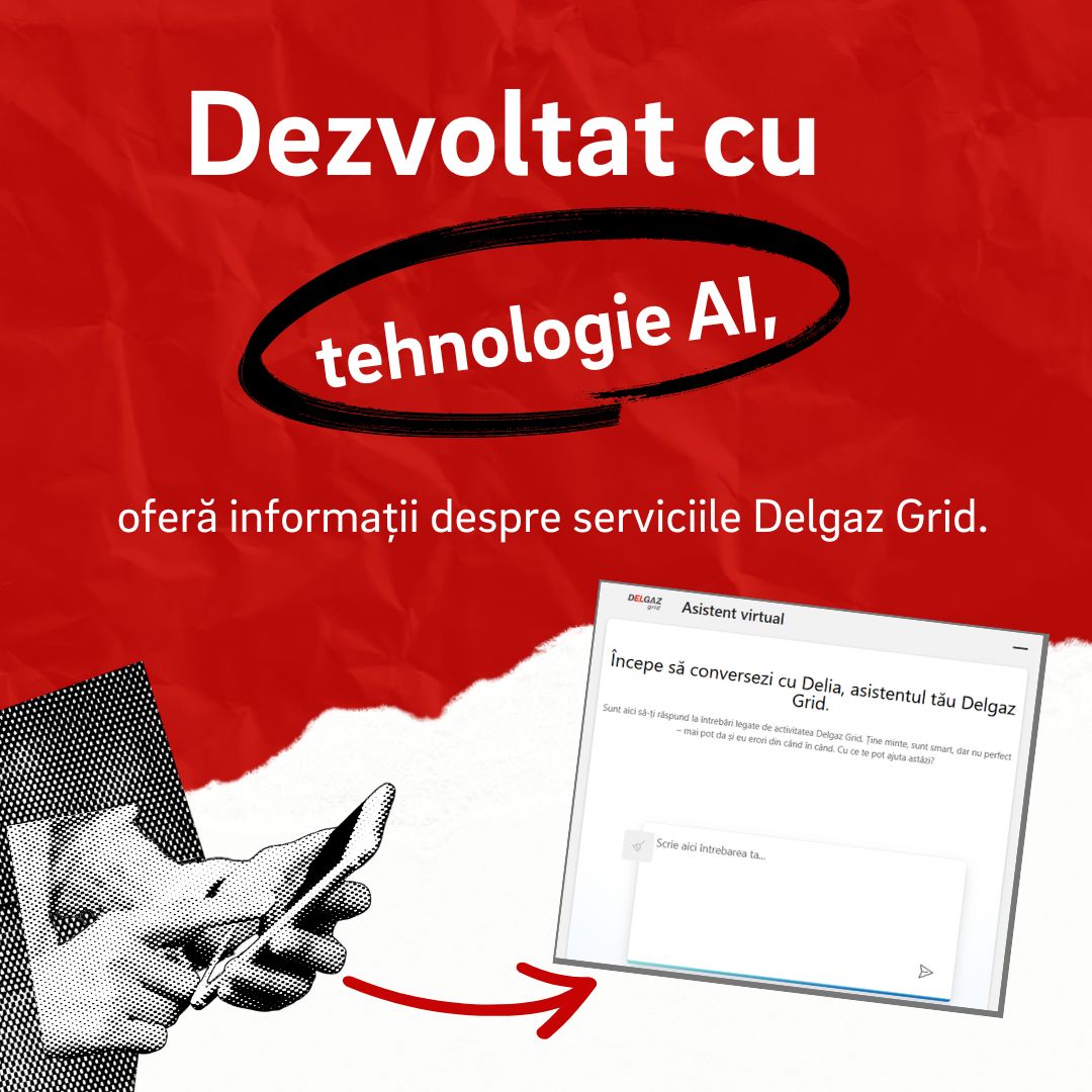 Delgaz Grid a lansat asistentul virtual DELIA, suport digital disponibil 24/7 pentru clienți