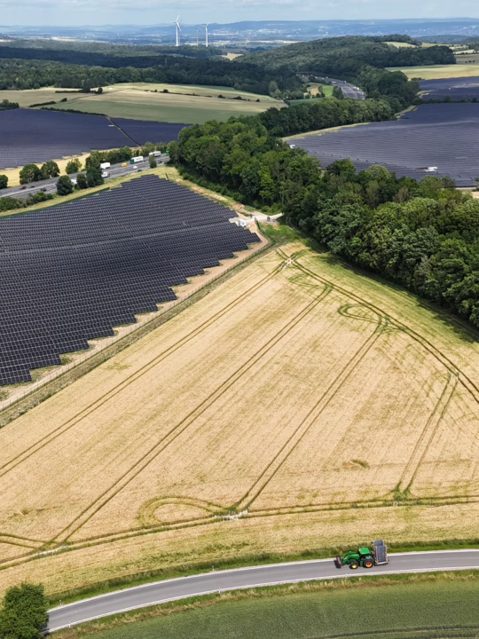 Parc fotovoltaic construit la Friedland - sursa: Parapet