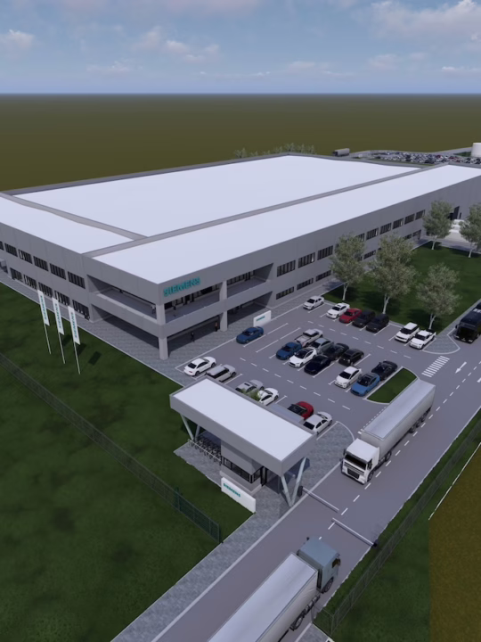 Proiecție fabrică nouă Siemens de la Sibiu