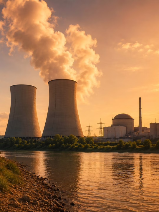 Impact canicula energie nucleara - AI generated (sursa: NewsEnergy)