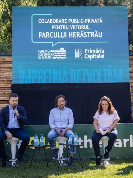 Conferinta Viitorul Parcului Herăstrău - Sursa: Fundația Comunitară București