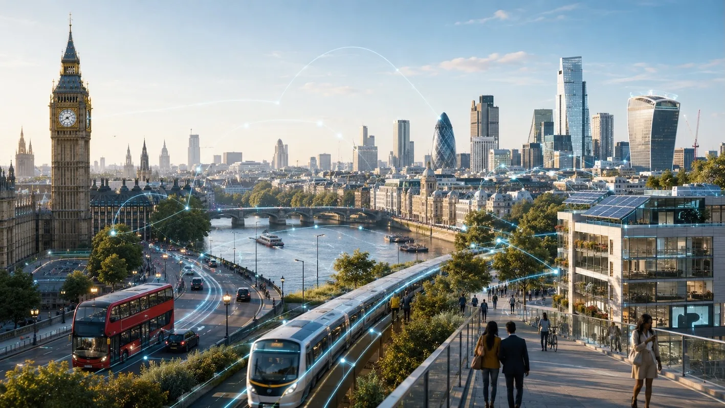 Londra conduce clasamentul orașelor inteligente. AI poate îmbunătăți serviciile urbane